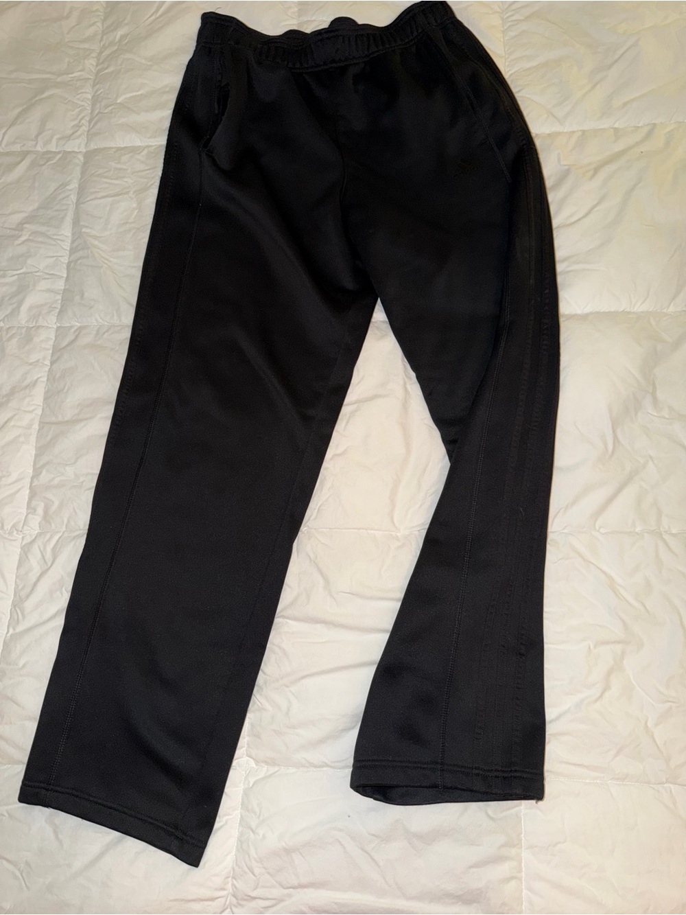 adidas Men's Black Slim Jogger Sweatpants